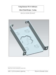 siemens nx 11 metal casing